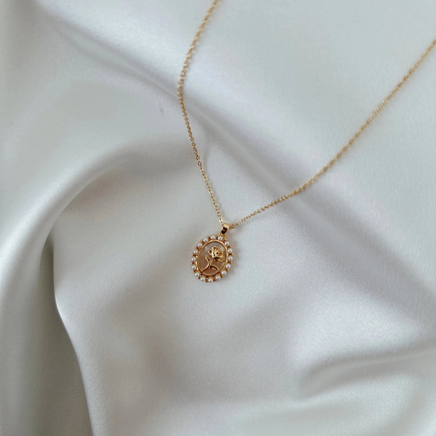 Elodie Gold & Silver Pearl Necklace