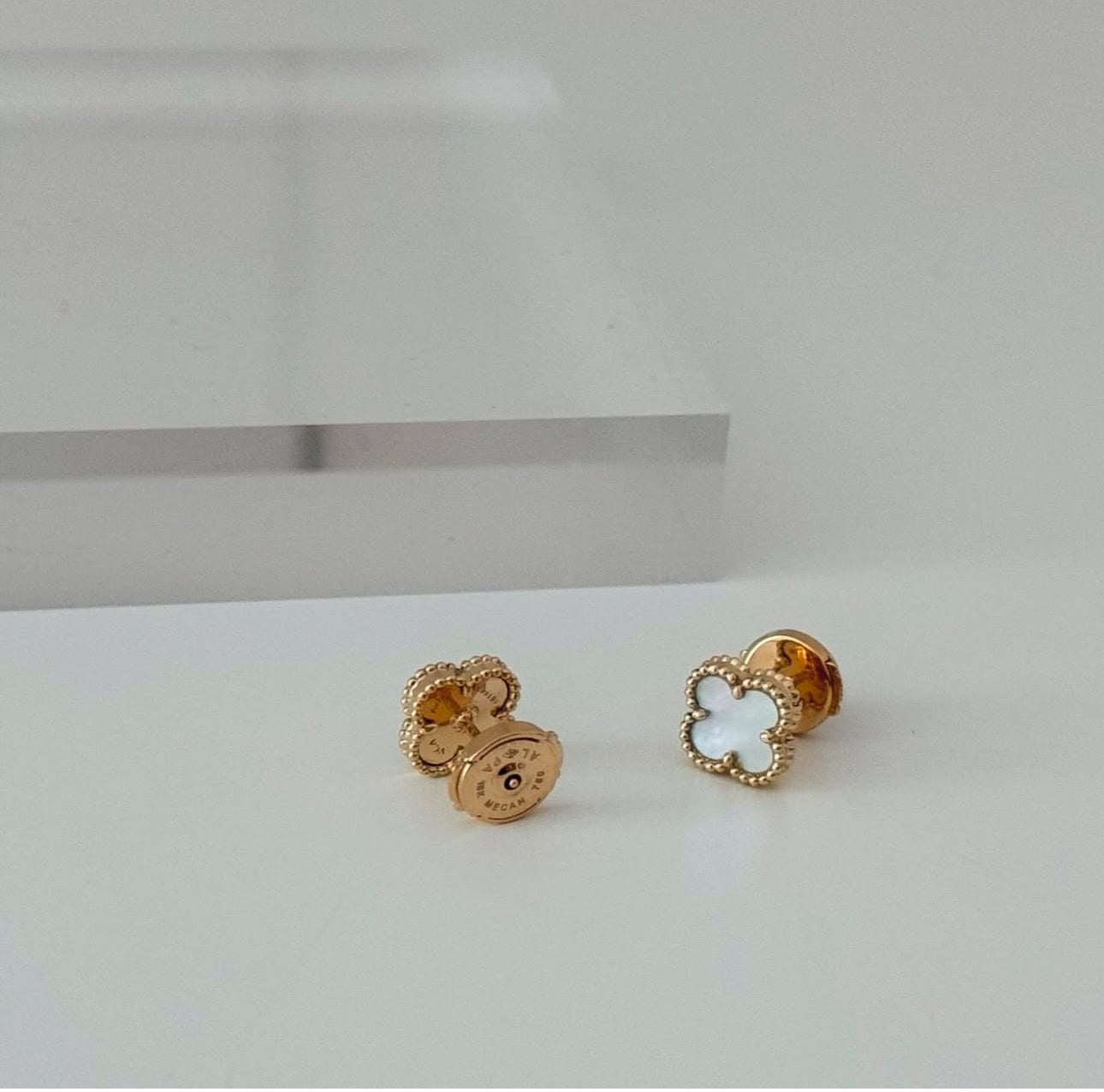 Mini Pearl Earrings (gold & silver & black, rose)