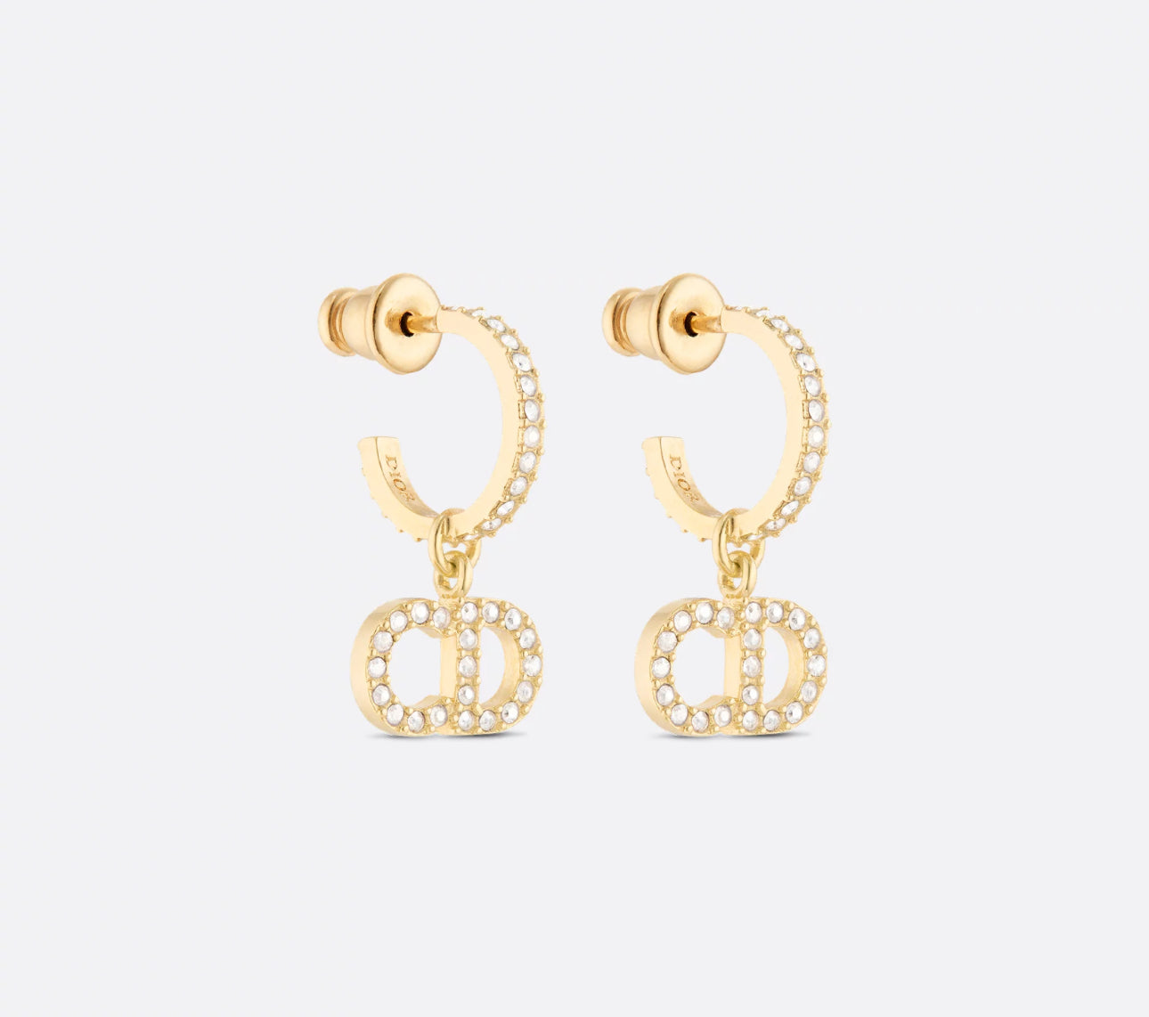 Dahlia Crystallised Earrings (gold & silver)