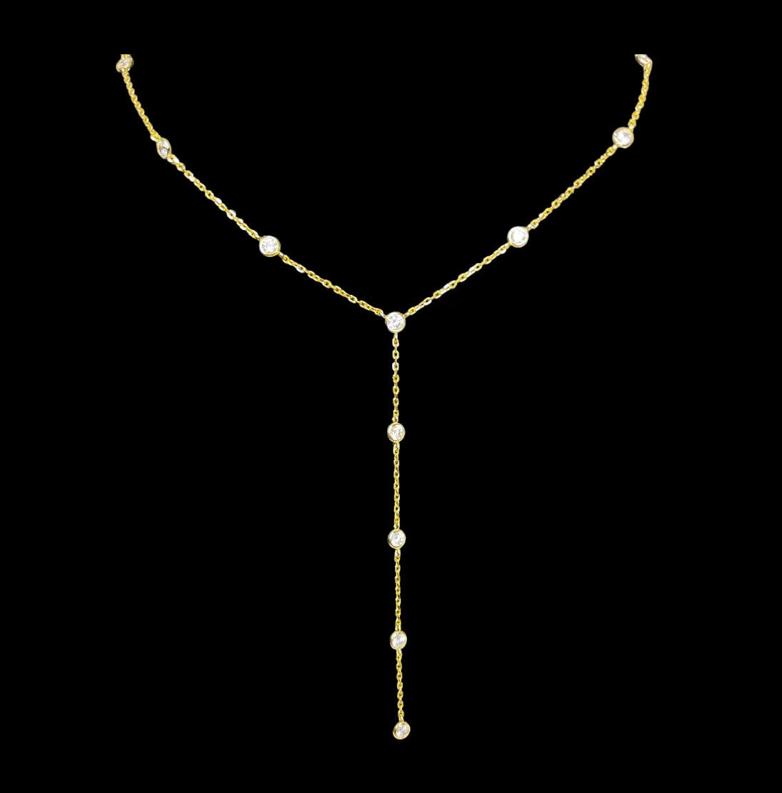 Alai Layer Diamond Drop Necklace