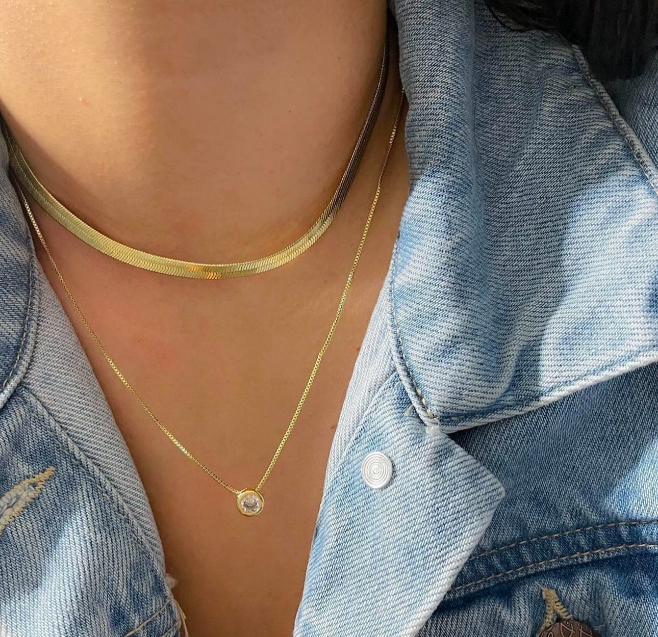 Pearl Diamond Necklace ( all colours)