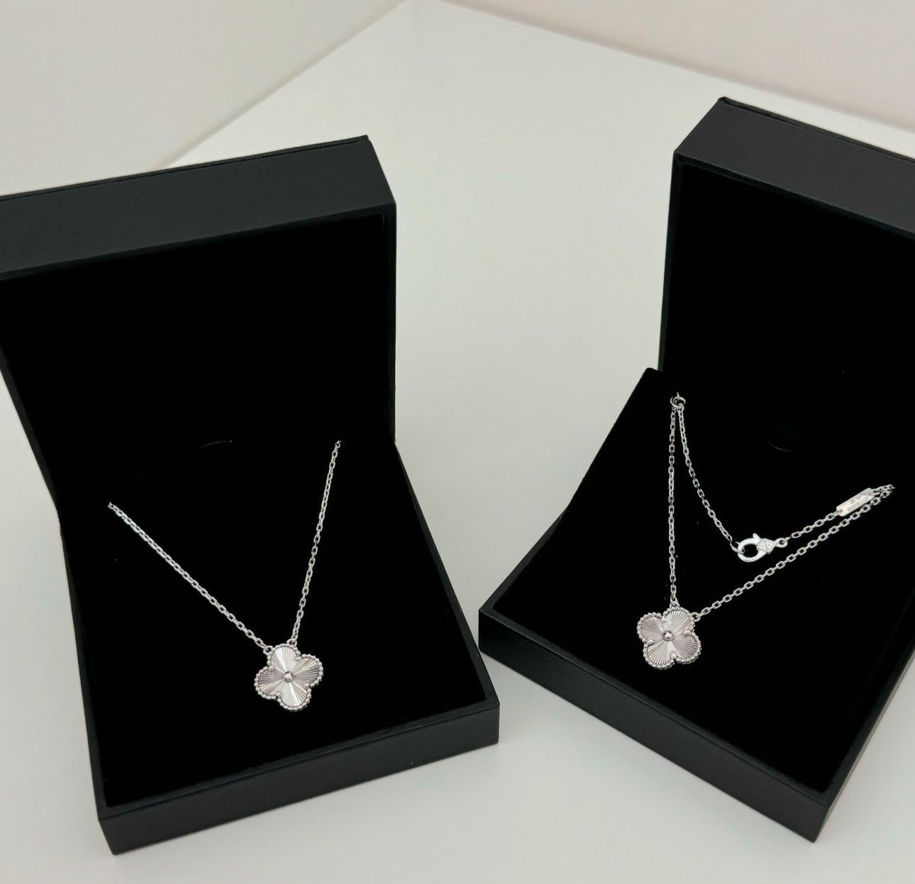 Silver Vintage VC Necklace