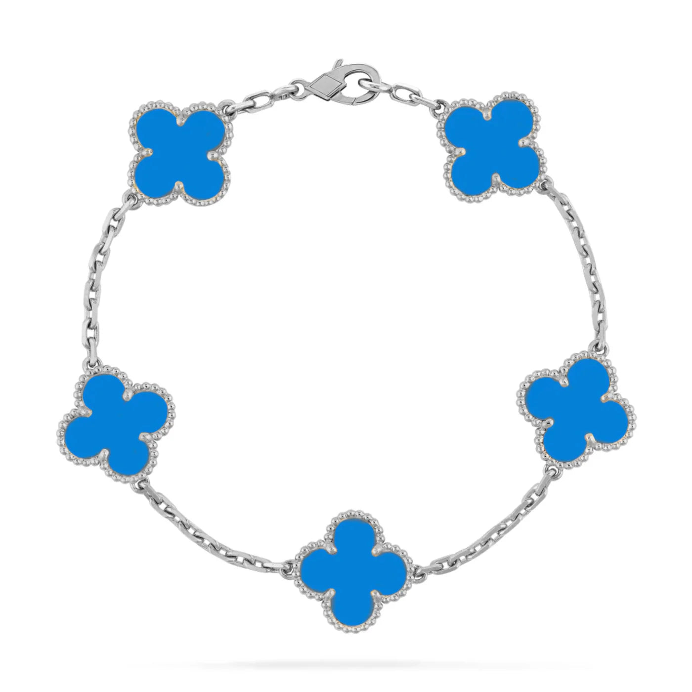 Blue Lindsay Bracelet (silver)