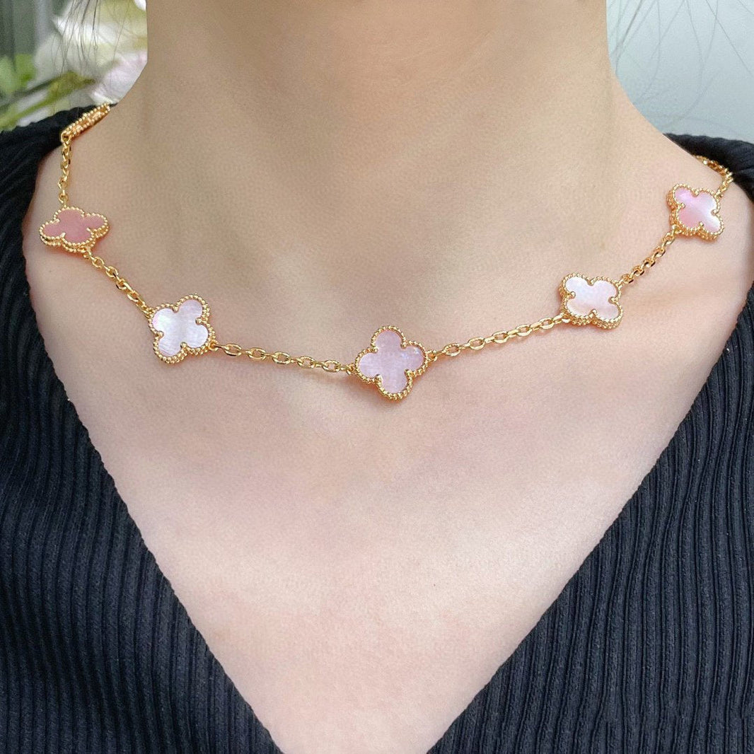 Multi Clover VC Necklace (other colours)