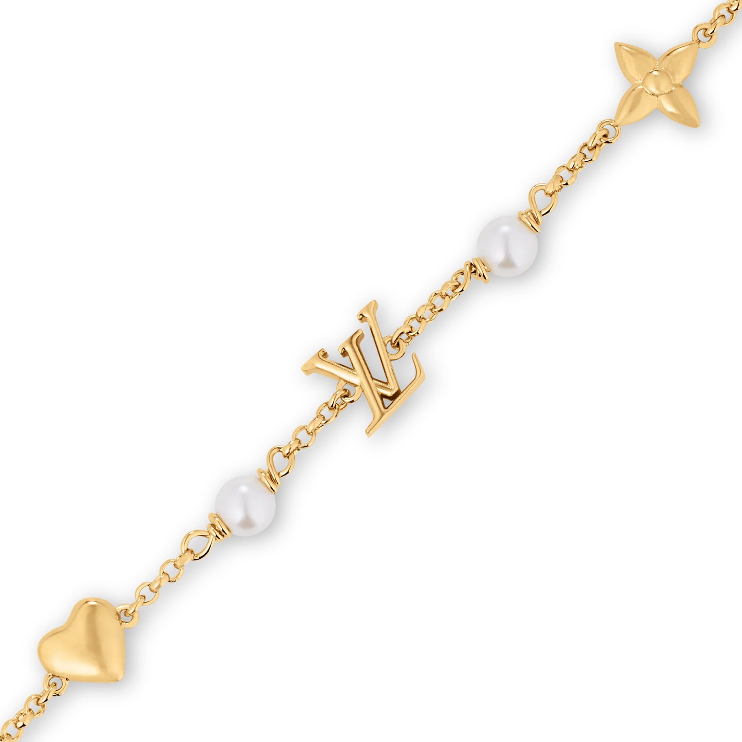 Ciara Pearl Love Bracelet