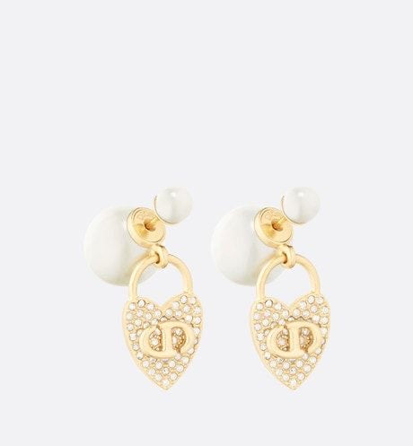 Dahlia Heart Drop Earrings