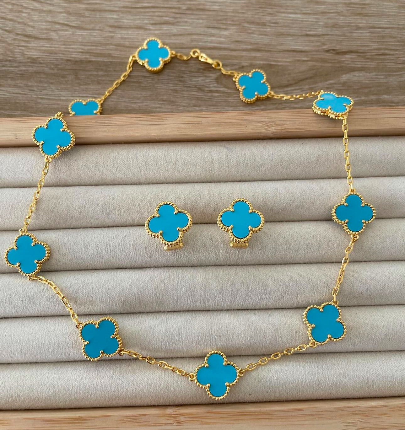 Multi Clover VC Necklace (other colours)