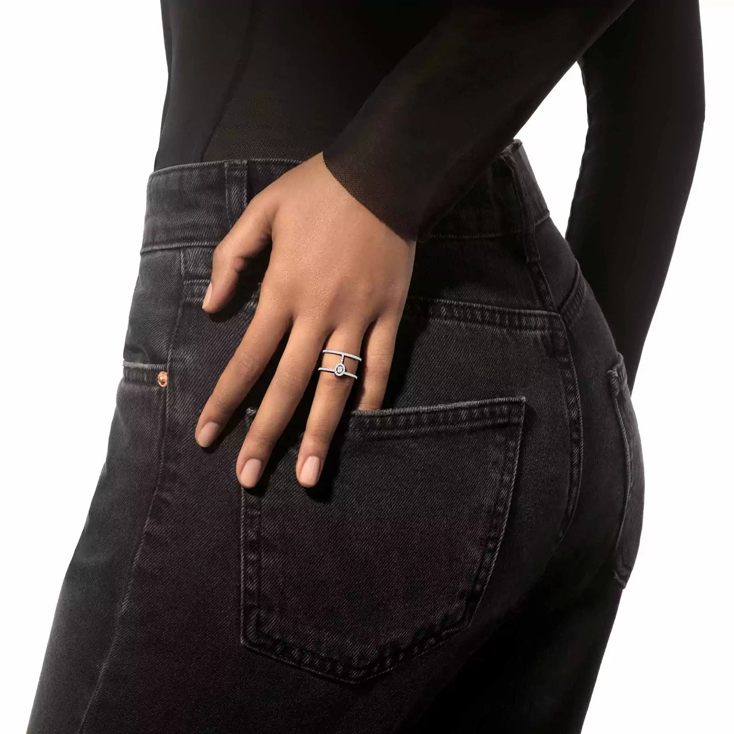 Tia Diamanté Layer Ring ( all colours)