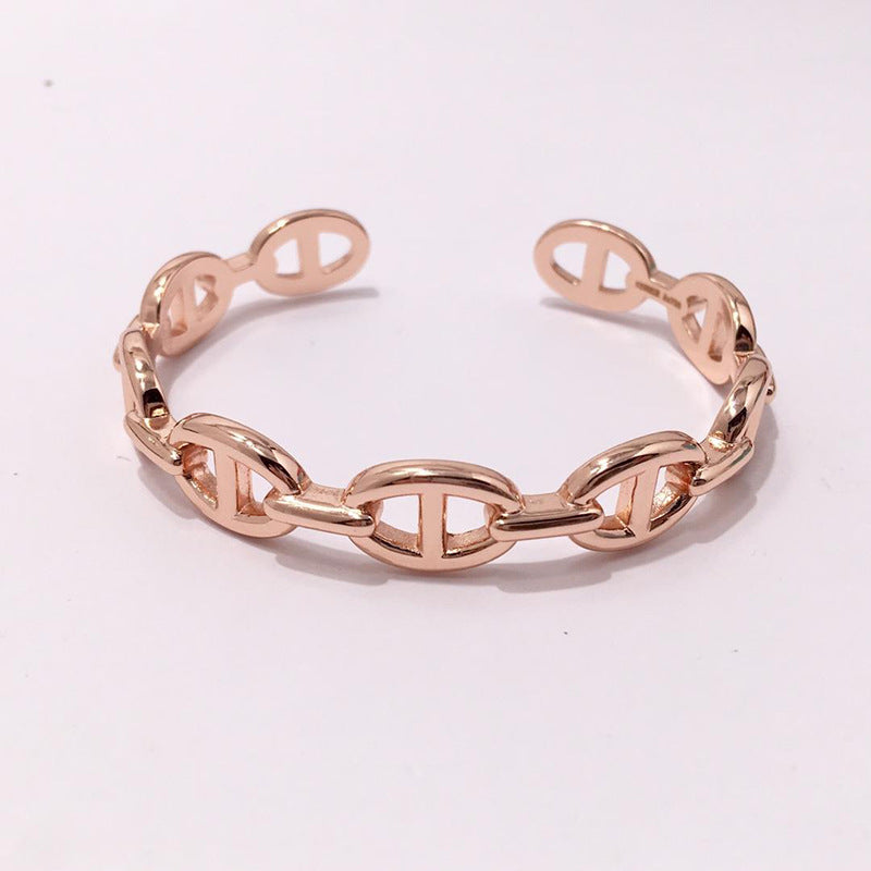 Classy Link Bracelet (in silver, gold & rose gold)