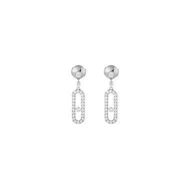 Myla Diamanté Hoop Earrings