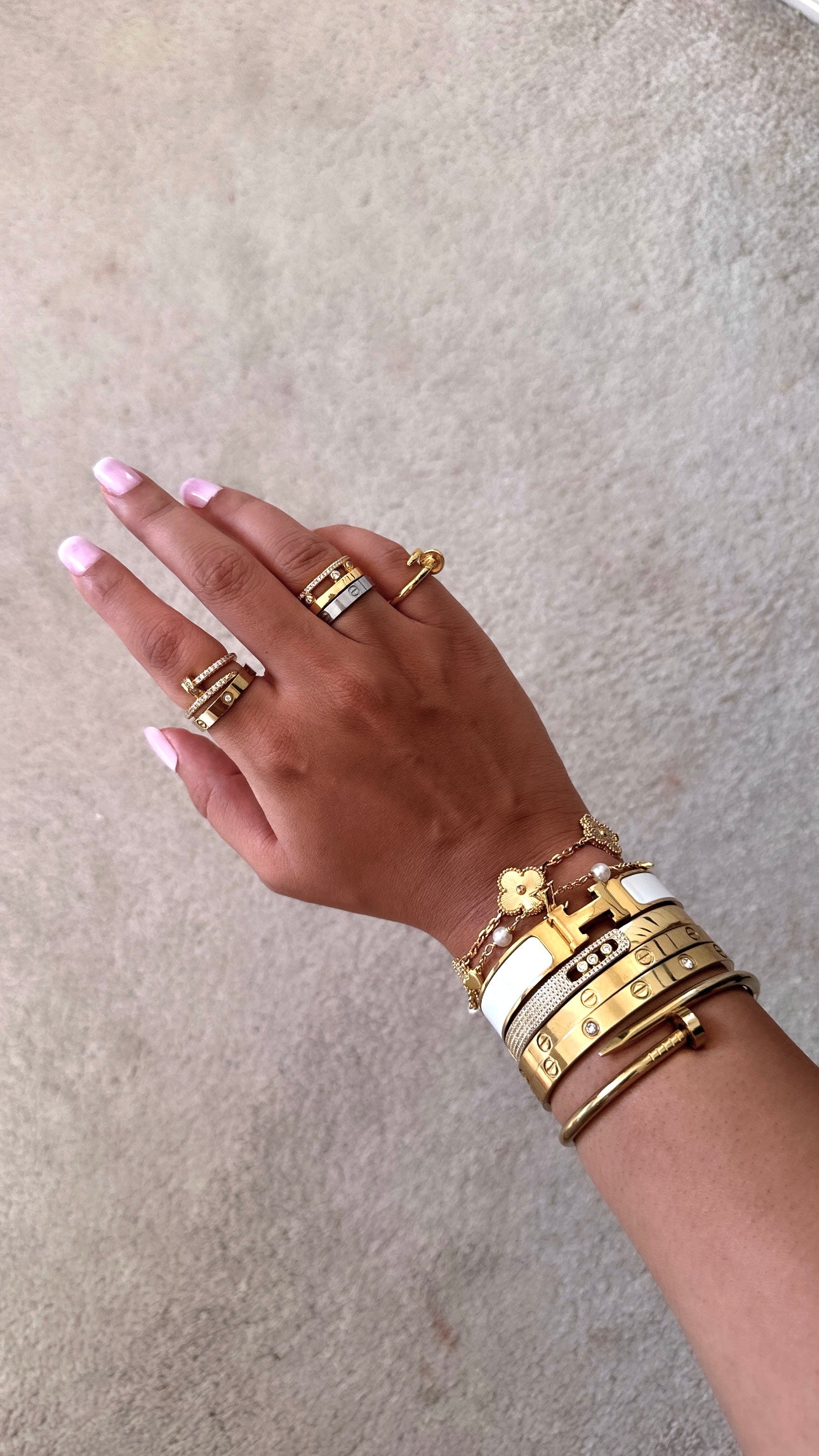 Lilla Diamanté Bracelet (in gold & silver)