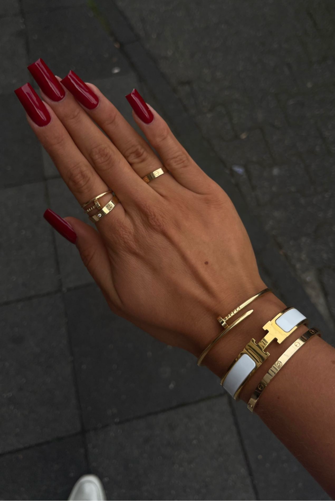 Gold Aura C Ring