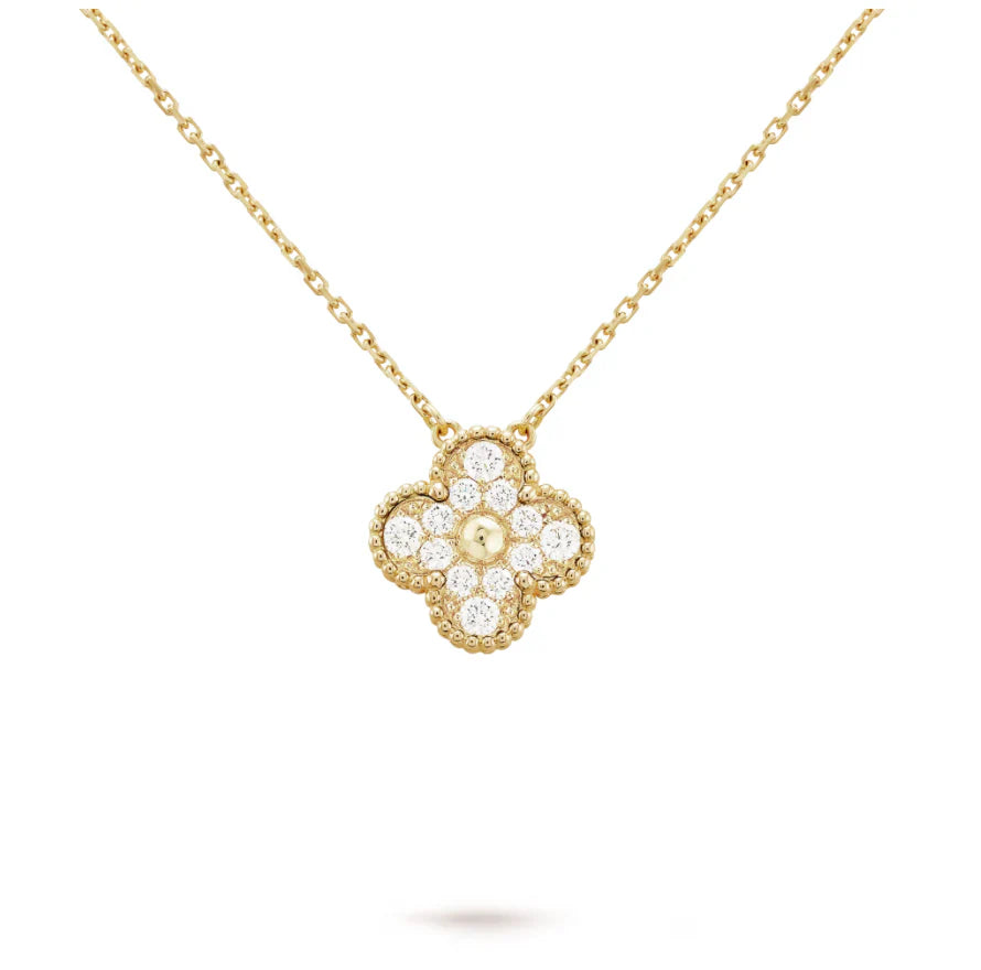 Bianca Gold Diamanté Necklace