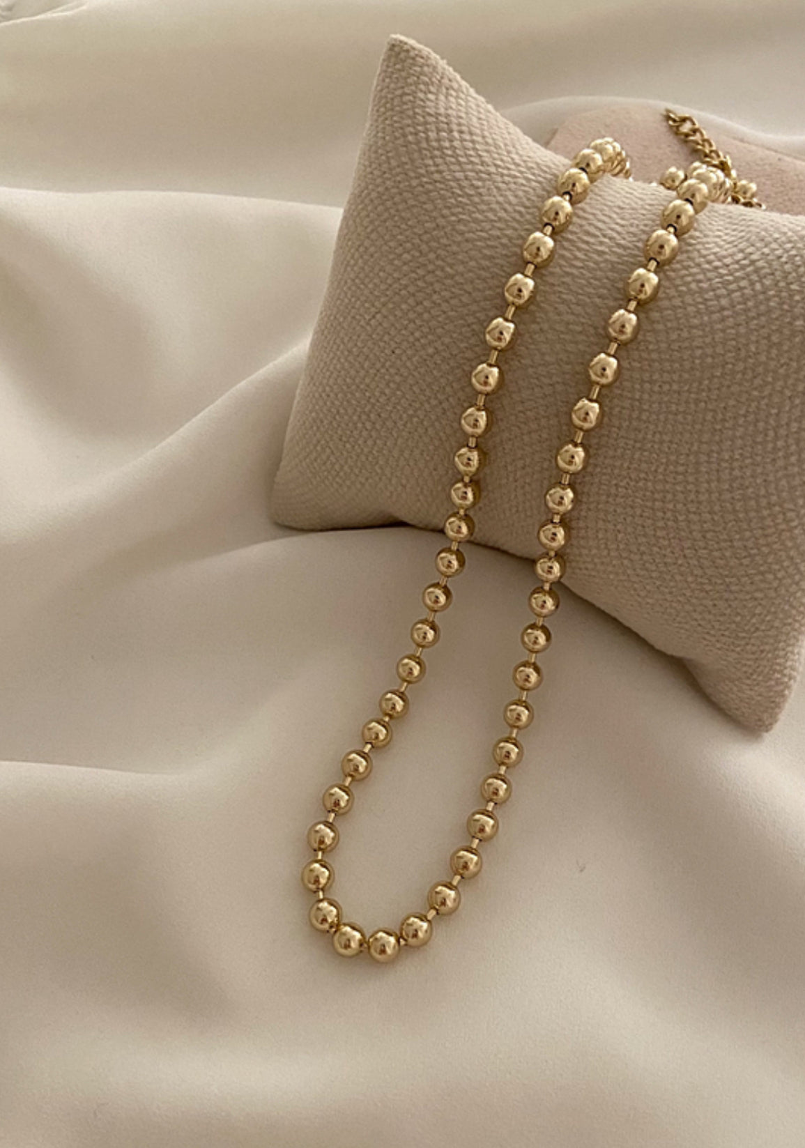 Fia Gold Pearl Chain Necklace