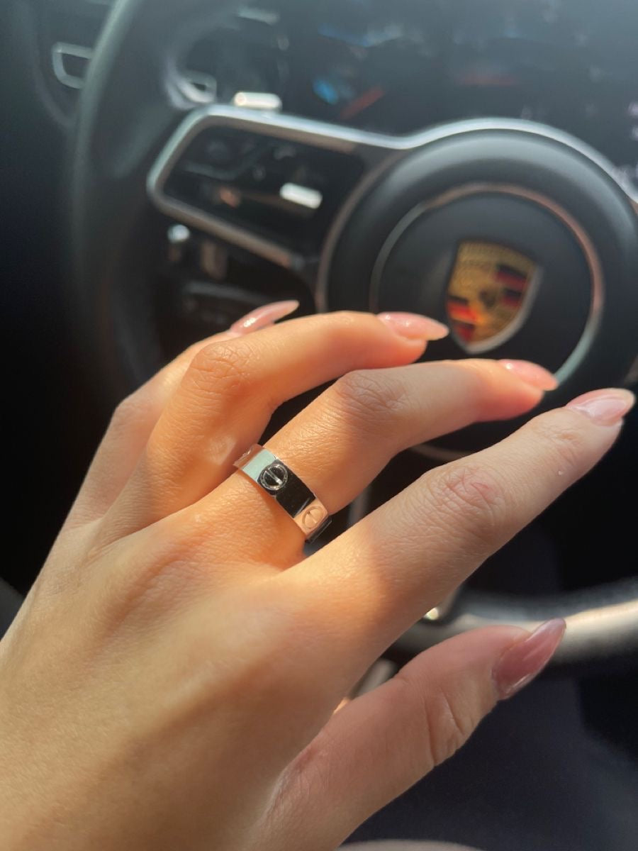 Alana C Ring (in silver & gold)