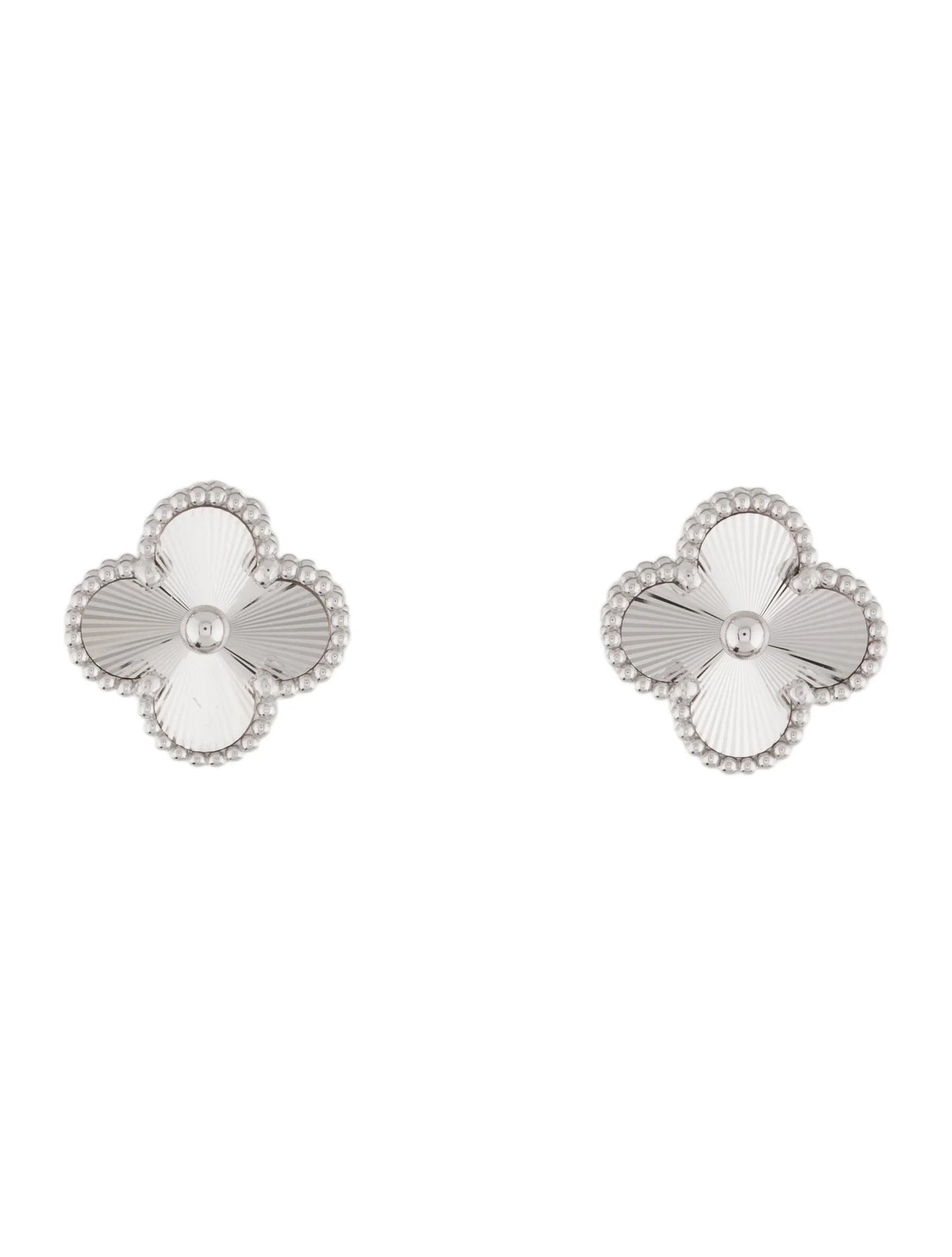 Silver Vintage VC Earrings