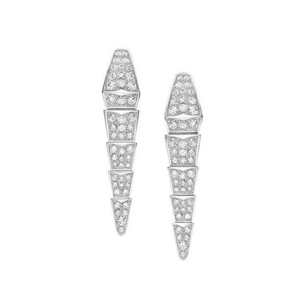 Elegant Iva drop diamanté earrings