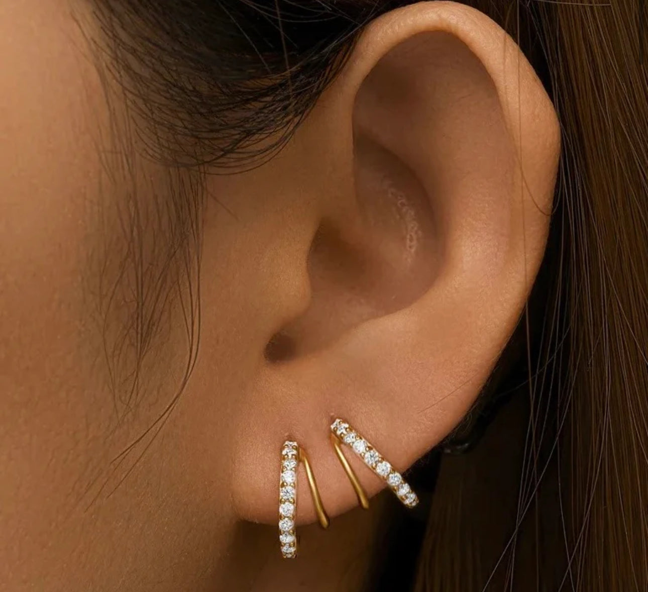 Shyla Sterling Silver Hoop Earrings