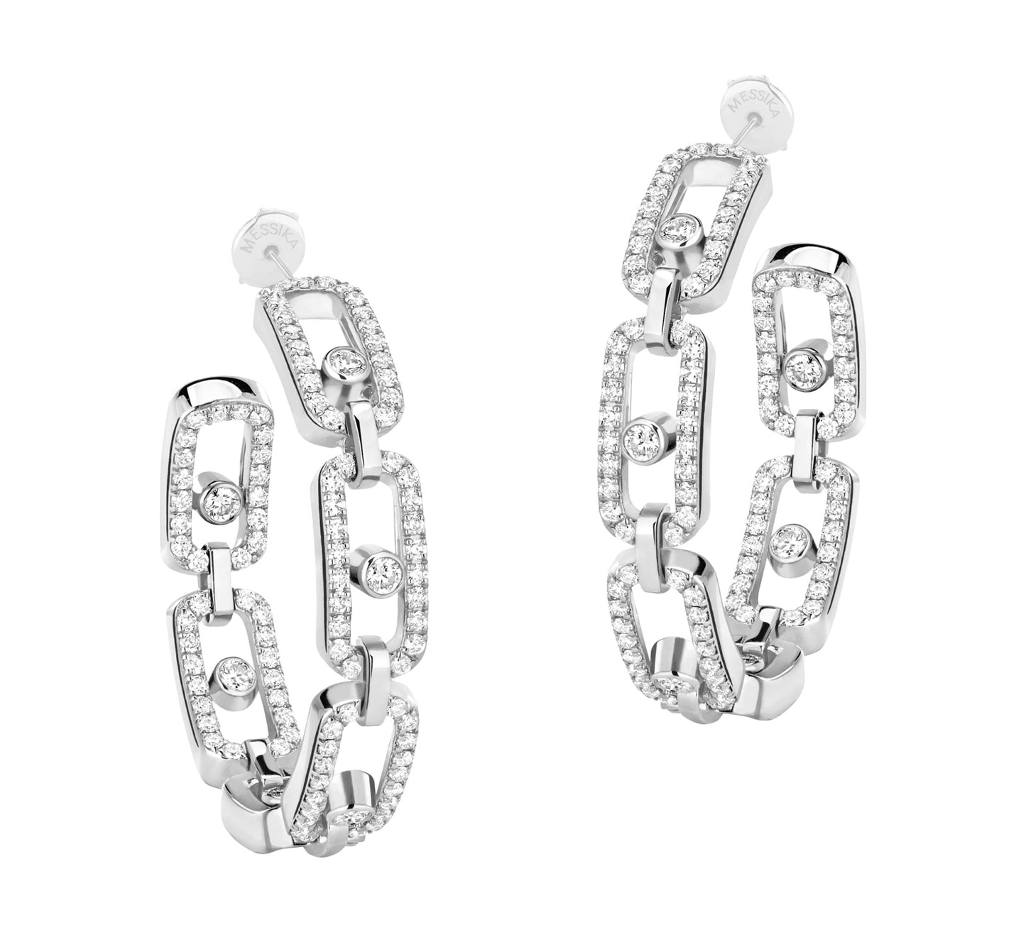 Mollyanne Diamanté Hoop Earrings