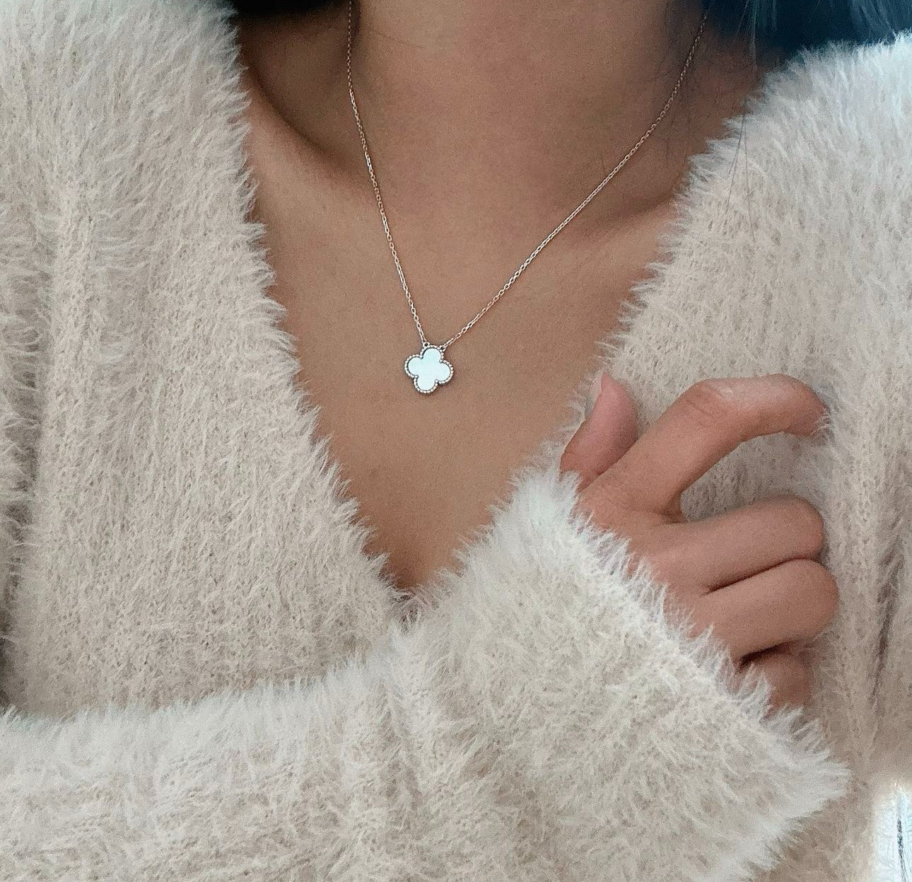 Silver VC Necklace