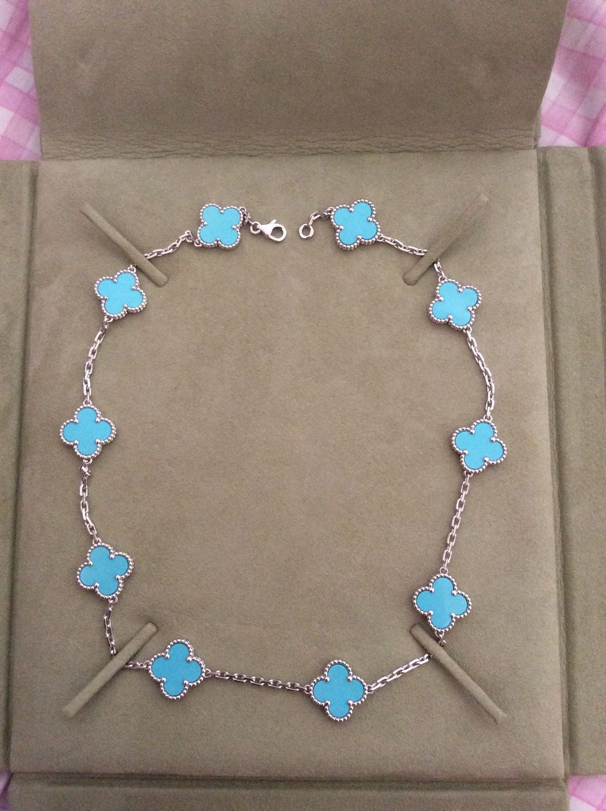 Baby Blue Multi VC Necklace