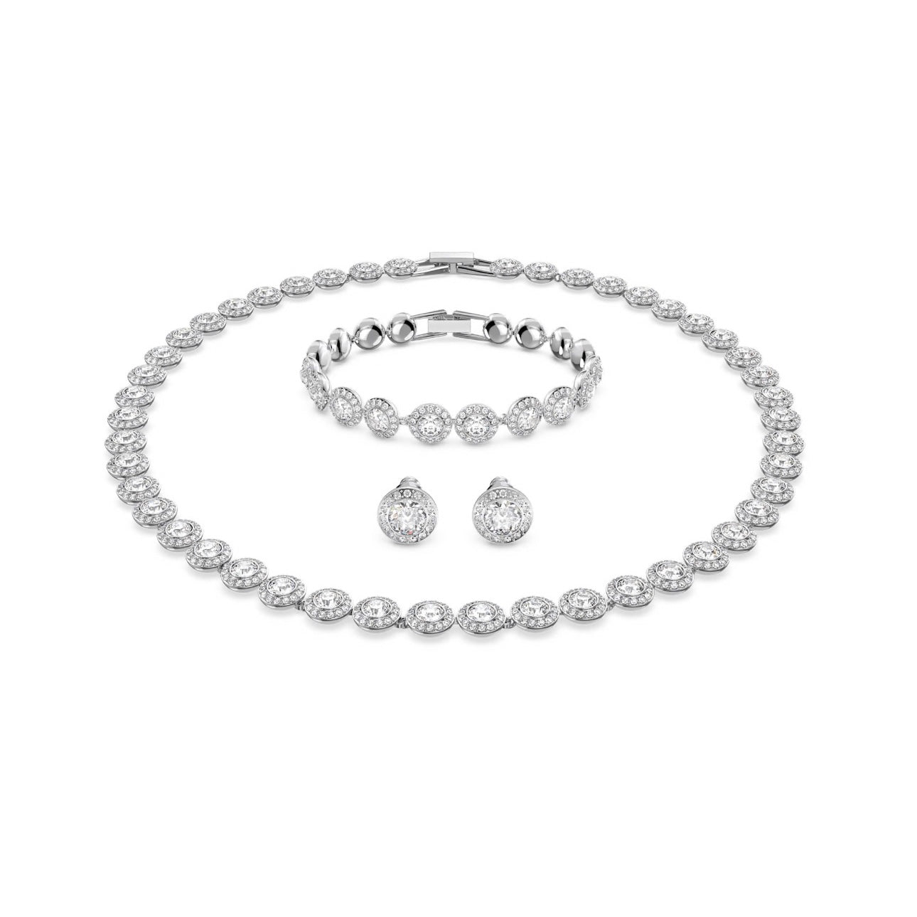 The Angel Set in Silver