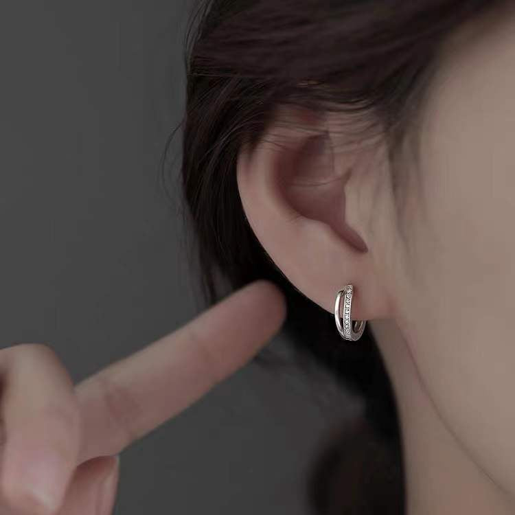 Shyla Silver Hoop Earrings
