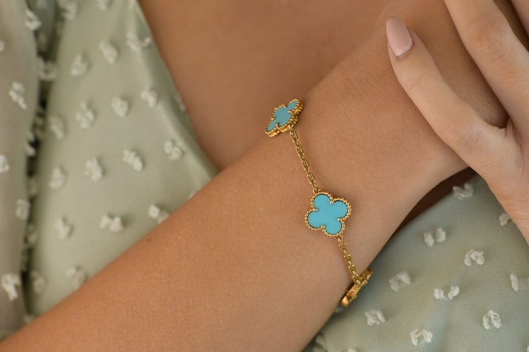 Teal Lindsay Bracelet