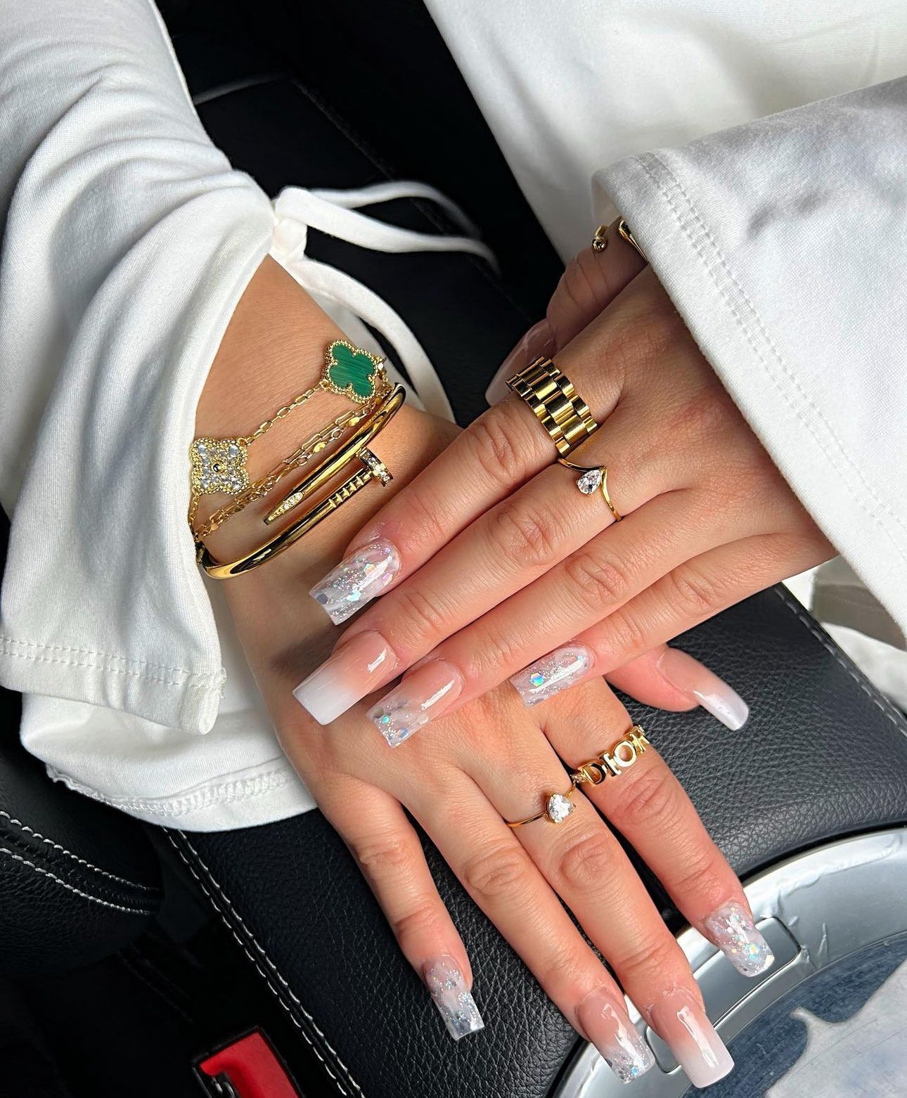 Green Diamanté Lindsay Bracelet