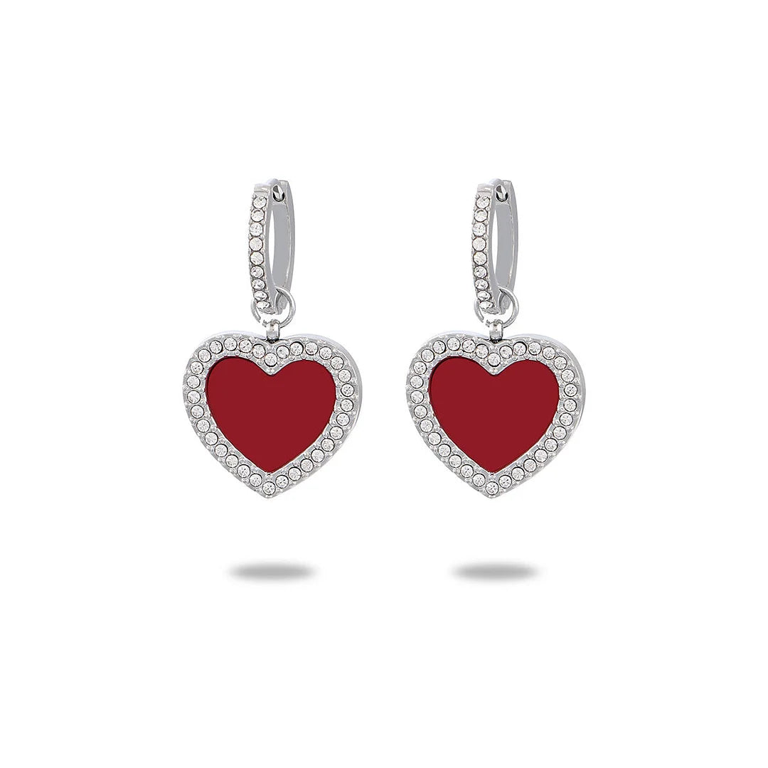 Mia Amor Heart Earrings (all colours)