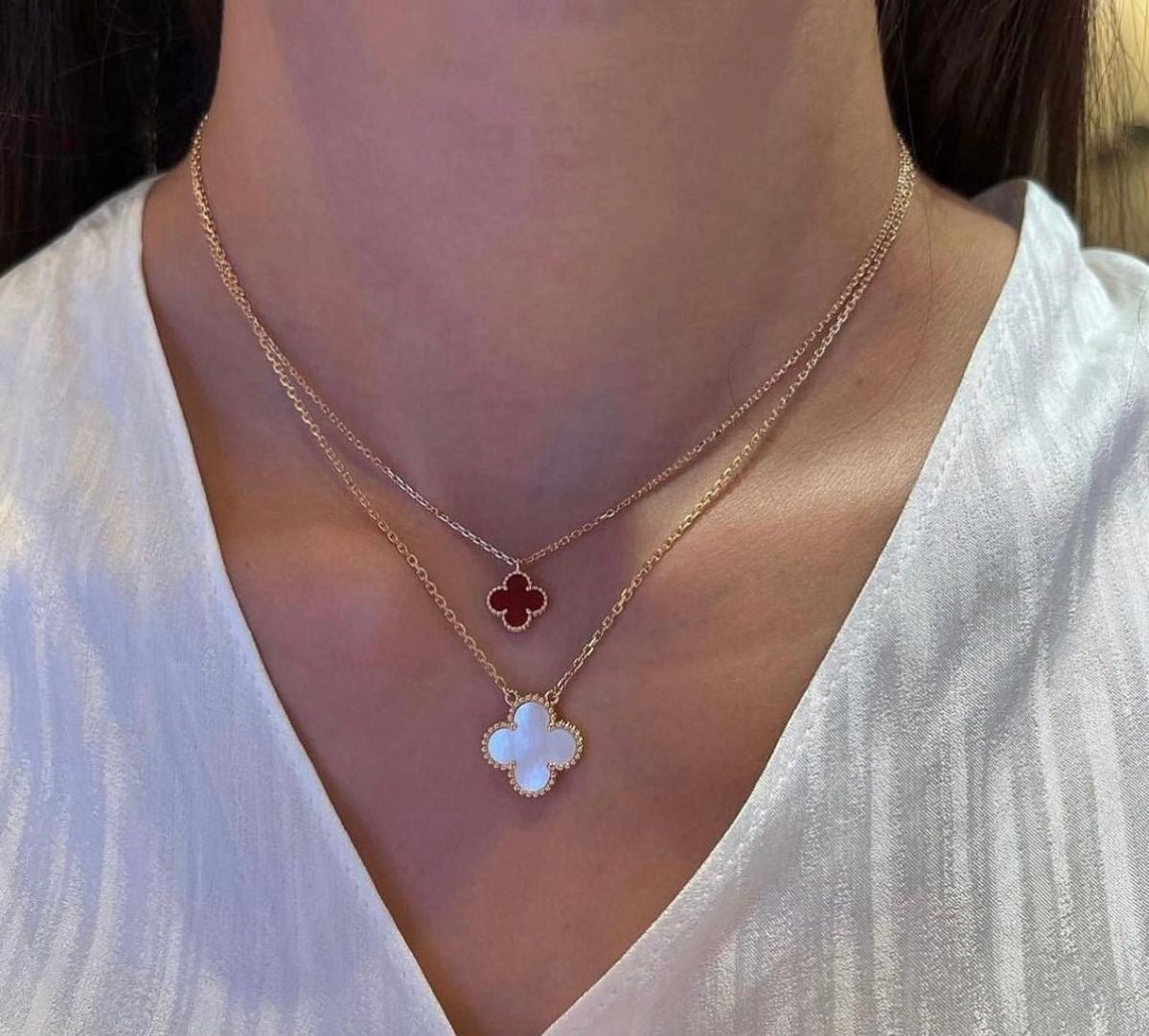 Small Rose Pendant Necklace