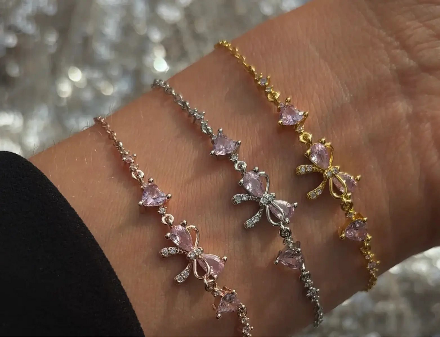 Eloise 18K Gold Bow Bracelet