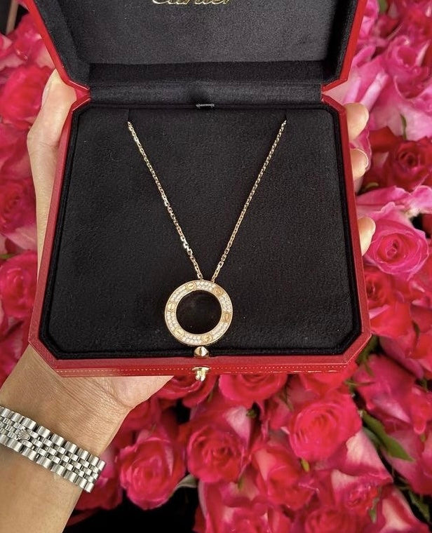 Halo Necklace (in silver & gold)