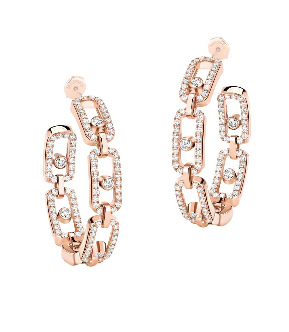 Mollyanne Diamanté Hoop Earrings