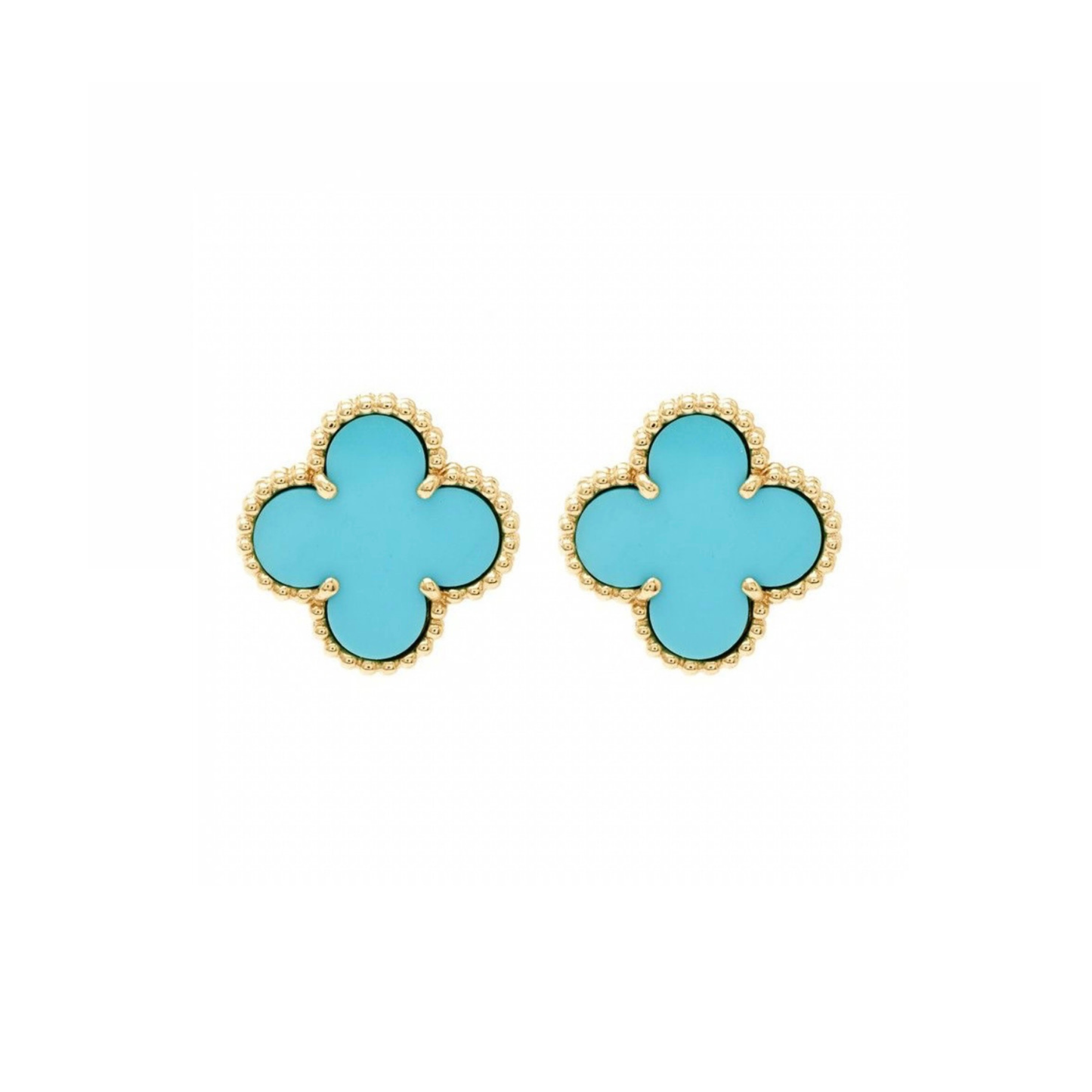 Ocean Blue VC Earrings (in gold & silver)