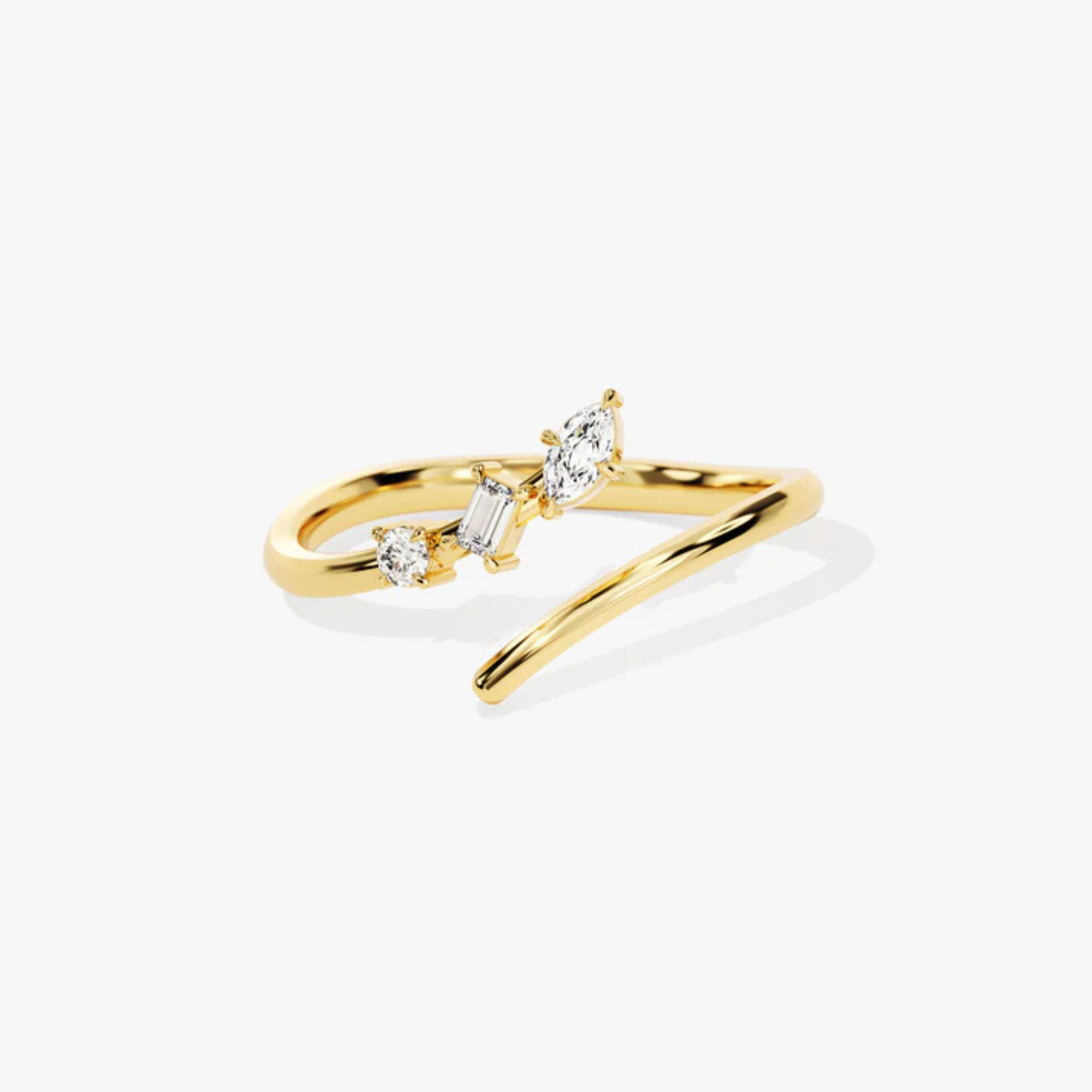 14K Gold Novella Ring