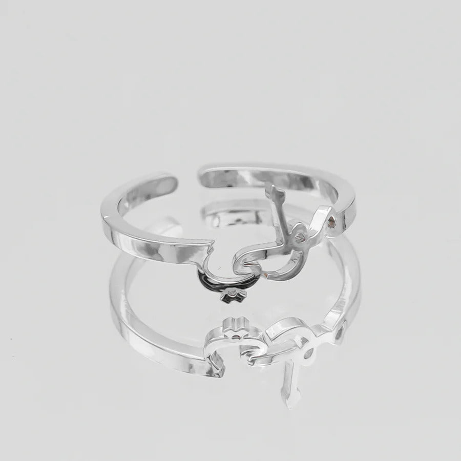Arabic Custom Name Ring (gold & silver & rose gold)