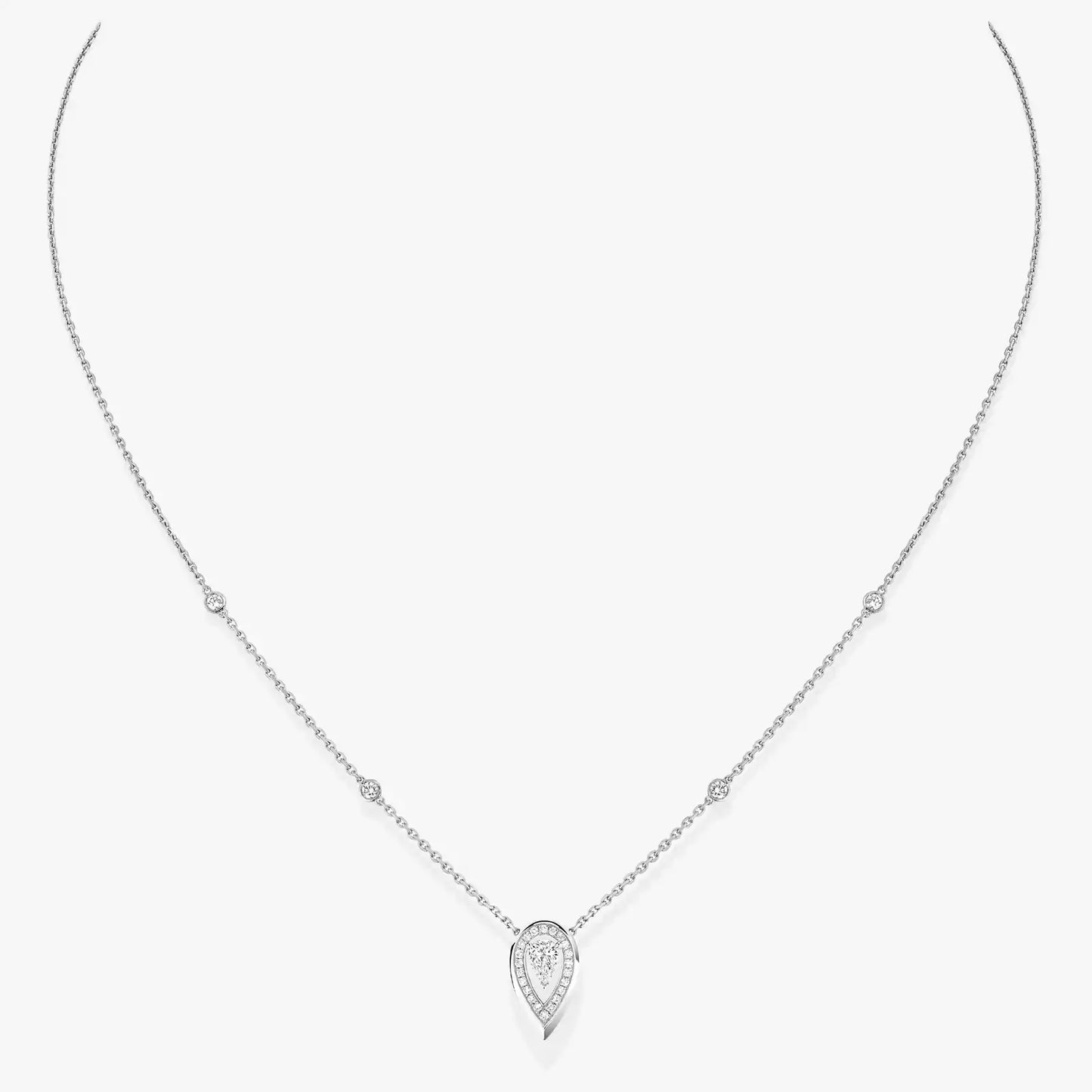 Mollyanne Ice Silver Necklace
