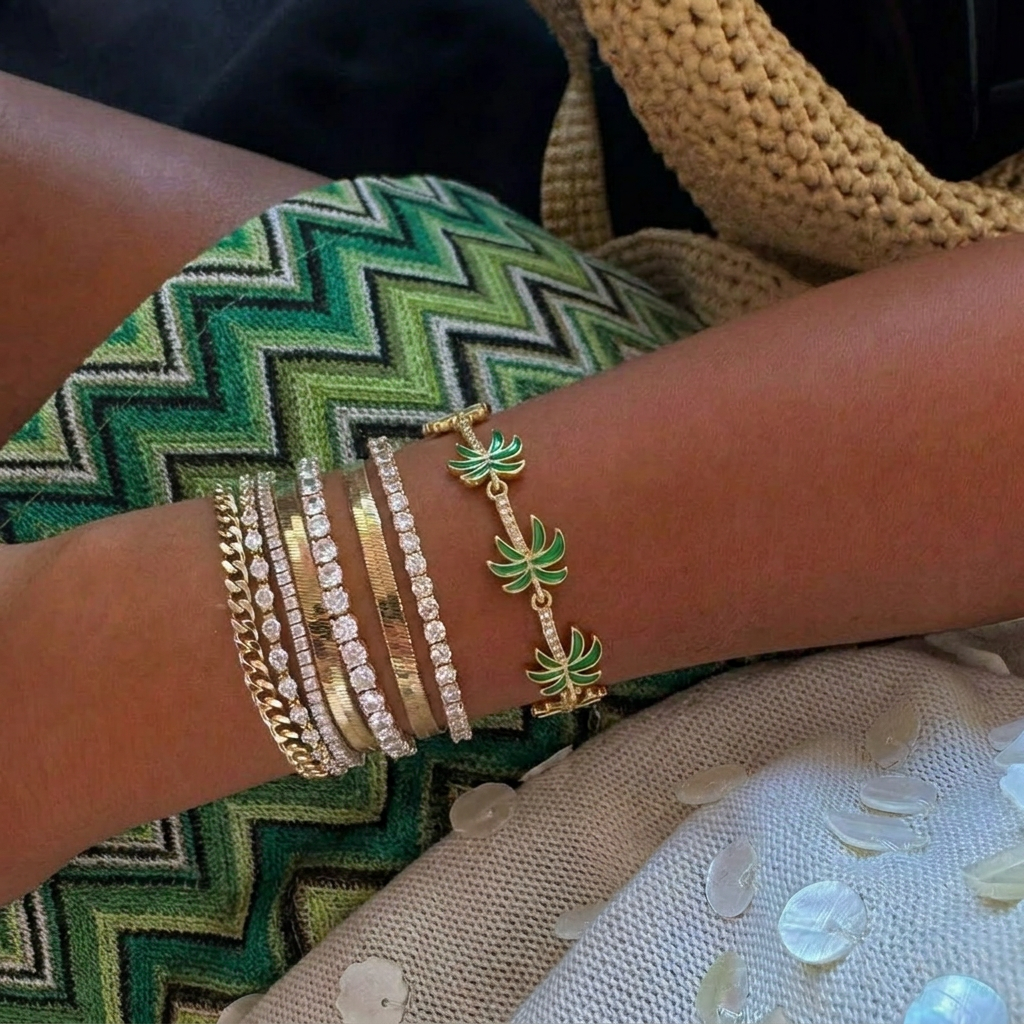 Kalani Palms Bracelet