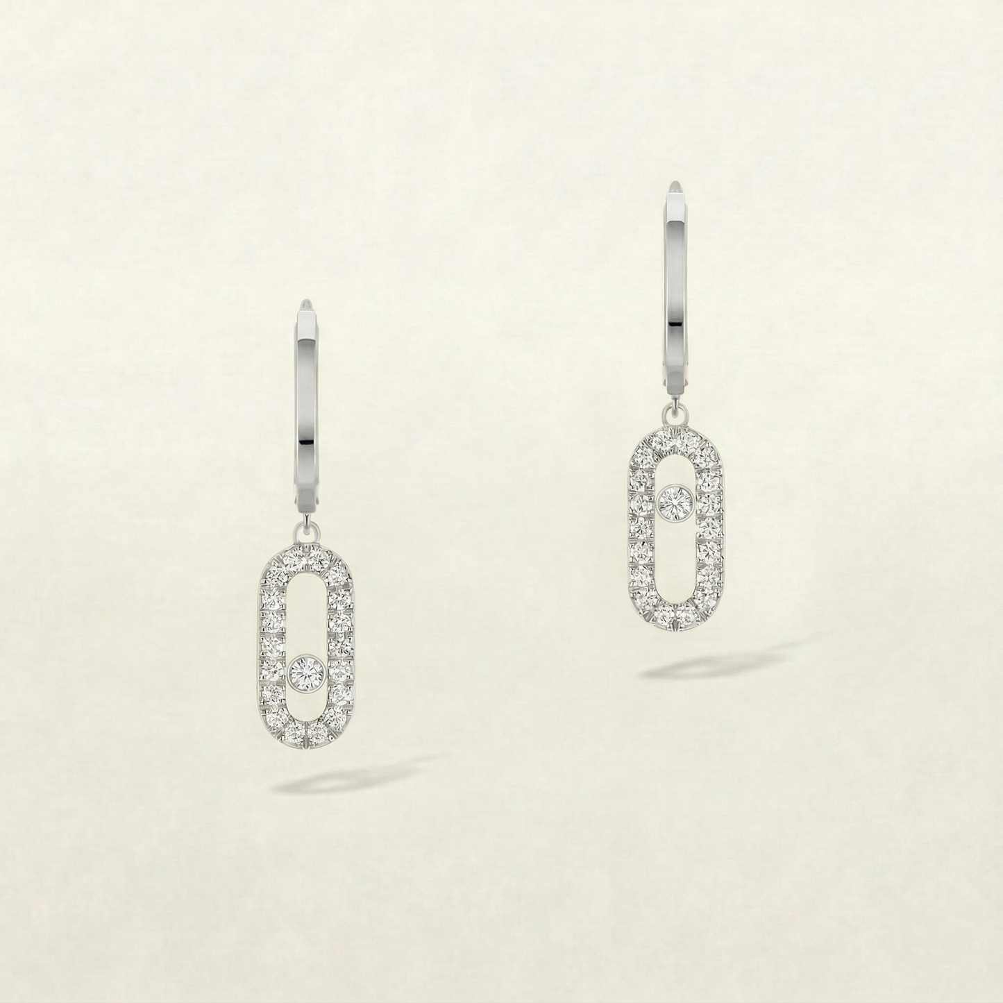 Elara Diamante Hoop Earrings (in gold & silver)