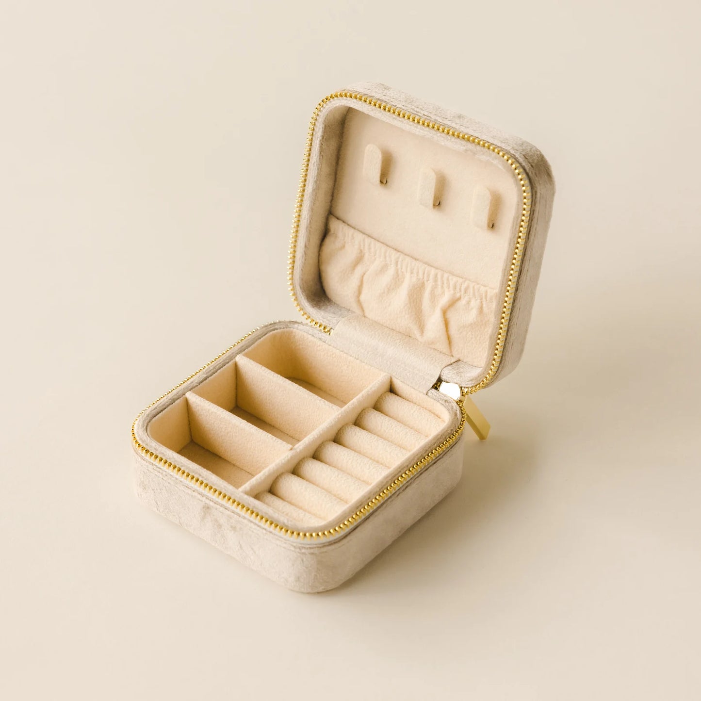 Personalised Velvet Travel Jewellery Box