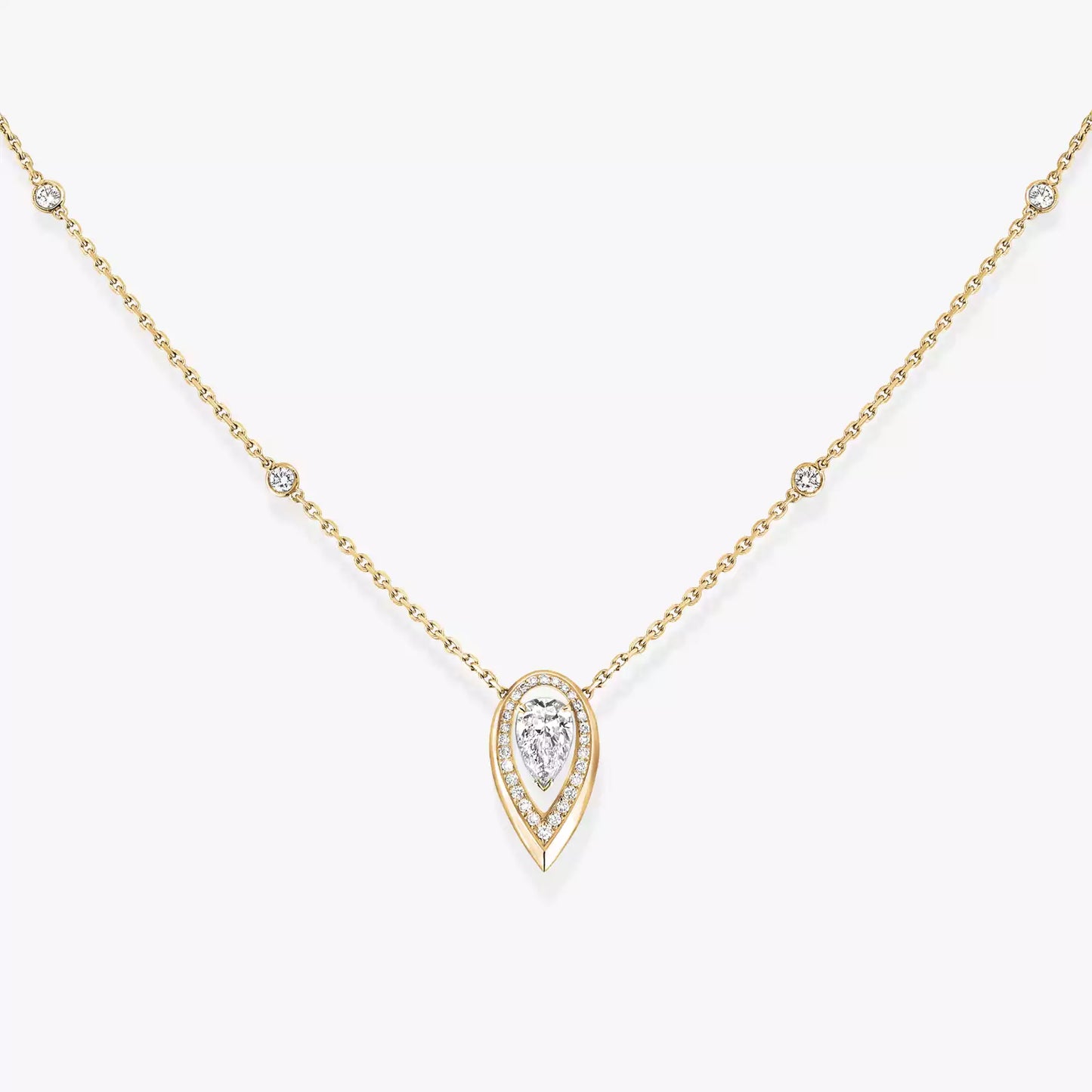 Mollyanne Ice Gold Necklace