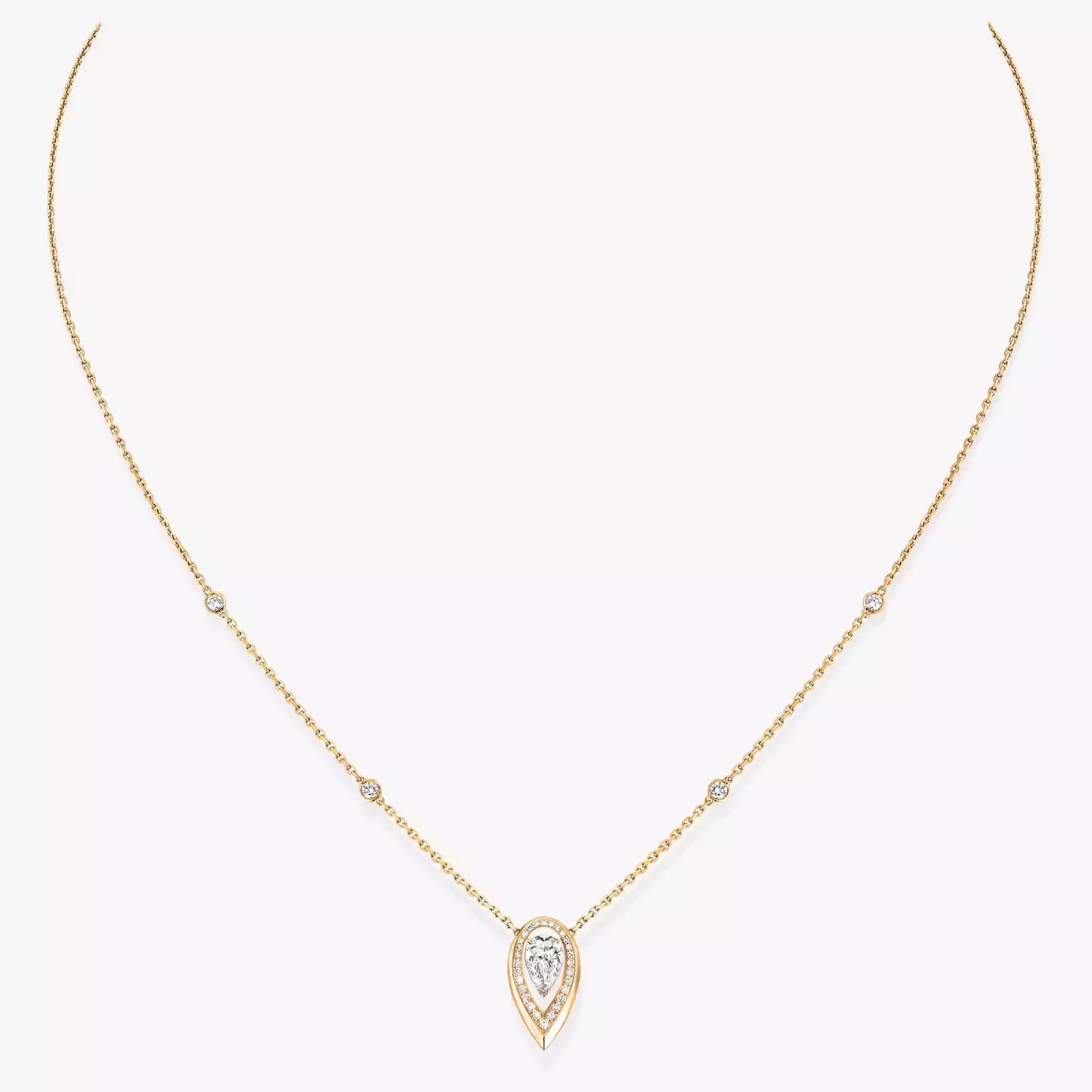 Mollyanne Ice Gold Necklace