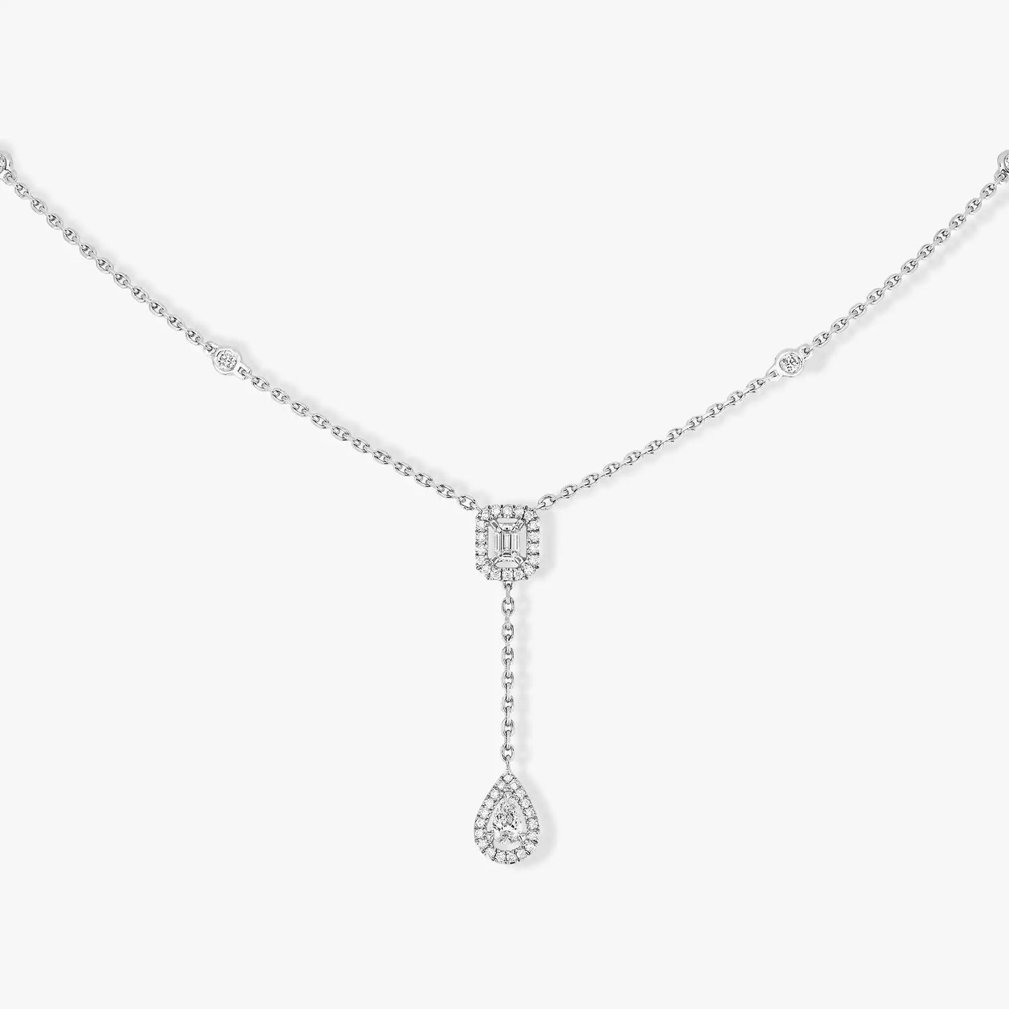Mollyanne Twin Silver Necklace