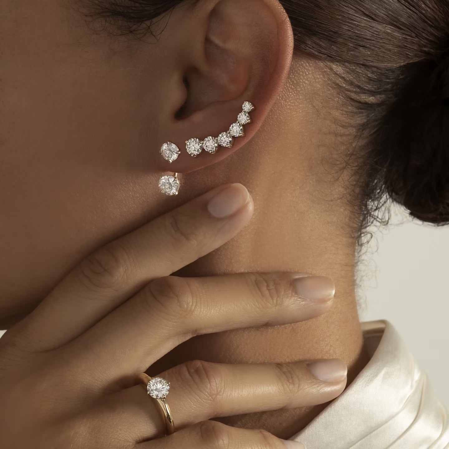 Valentine Sterling Silver Ear Climber