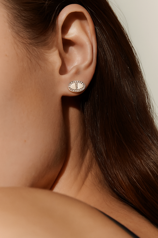 Classy H’emes Earrings (in gold, rose gold & silver)