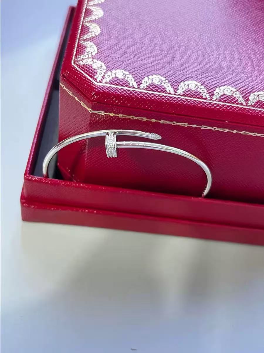 Flexible adjustable Nail Bracelet (gold & silver)