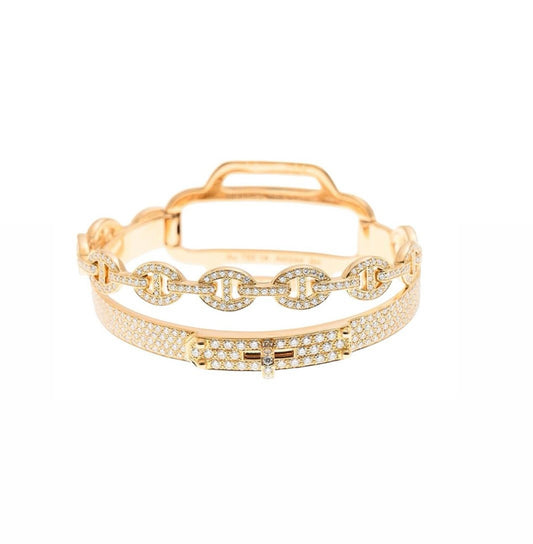 Classy Hemes Layered Bracelet (in gold or silver)