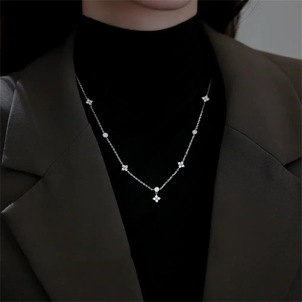 Lavella Statement CZ Necklace