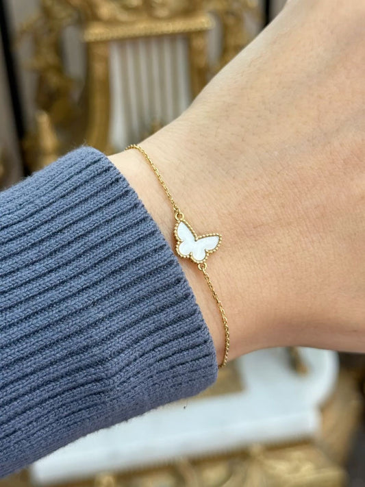 Elara Butterfly Bracelet (gold & silver)